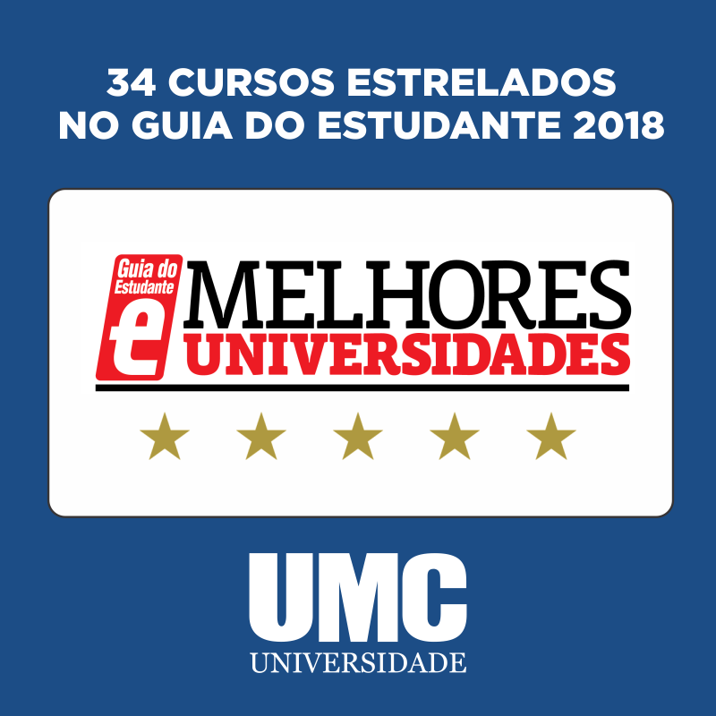 Umc Conquista 104 Estrelas No Guia Do Estudante Umc Universidade De